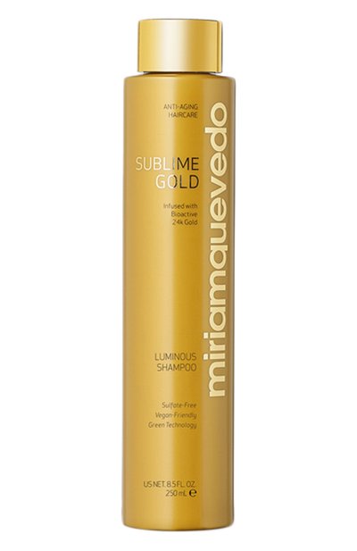 Женский золотой шампунь для сияния волос sublime gold (250ml) MIRIAMQUEVEDO, арт. 978