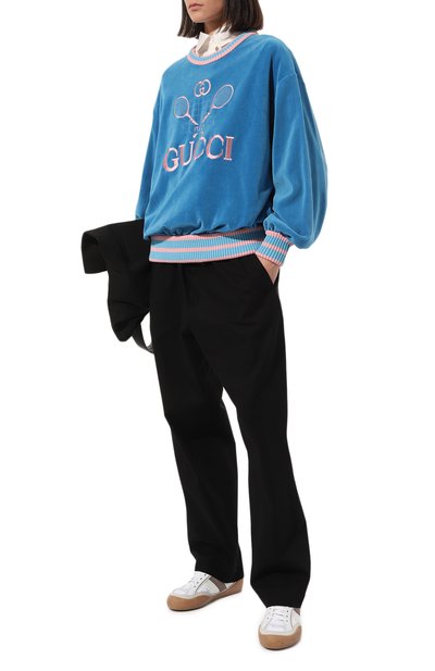 Бархатный свитшот GUCCI, арт. 581085 XJBIO, фото 2