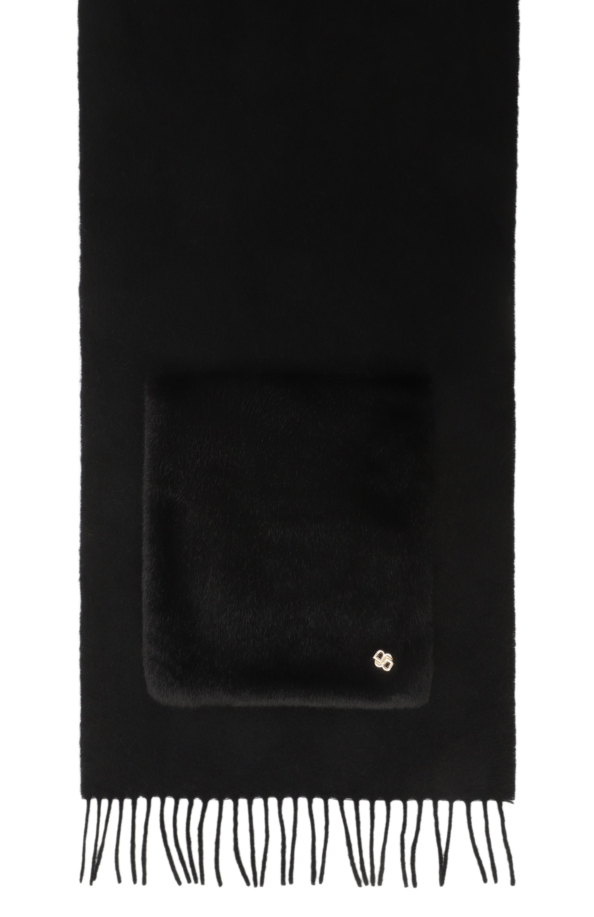 Шерстяной шарф BOSS, арт. 50552112, фото 4