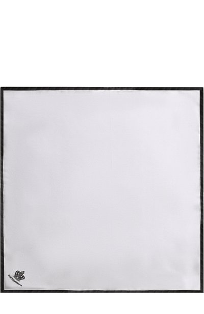 Шелковый плат ок с контрастным кантом DOLCE & GABBANA, арт. GR412E/G0U4C, фото 3