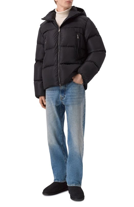 Замшевые угги Platinum Stinger Lo EMU Australia M10002 Чёрный  M10002 Фото 2