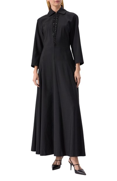 Шерстяное платье MVST черного цвета по цене 629000 руб., арт. TXBEL-Y431-2, фото 3 Шерстяное платье MVST, арт. TXBEL-Y431-2, фото 3