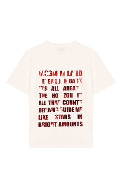 Хлопковая футболка MSGM KIDS, арт. F6MSJGTH121, фото 2