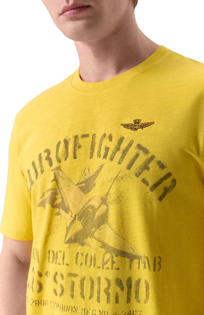Хлопковая футболка AERONAUTICA MILITARE, арт. TS2525UJ00686, фото 5