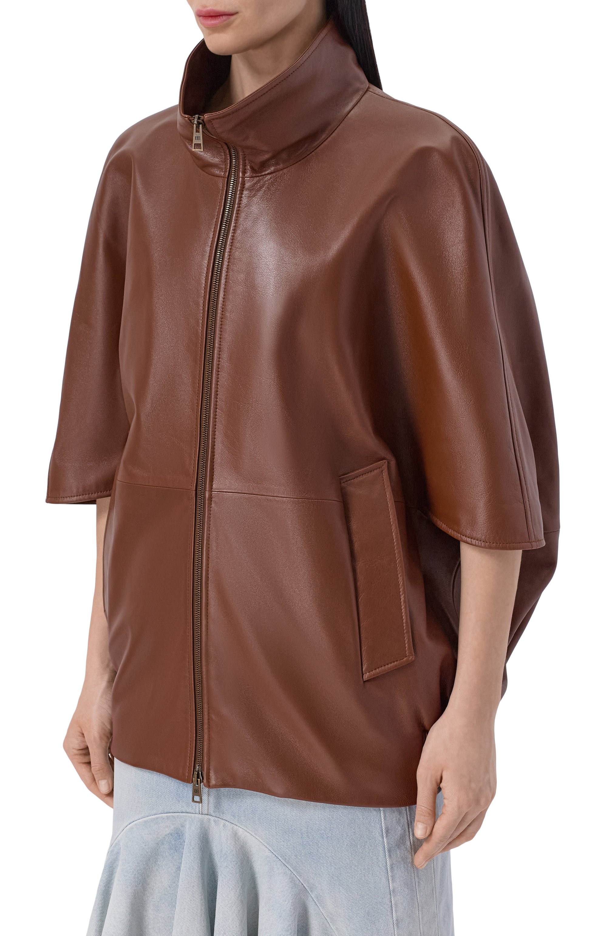 Кожаная куртка BALENCIAGA, арт. 871987/TUS11, фото 3