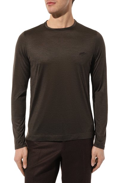 Шелковый лонгслив ZILLI, арт. TSR04AM0600VZS000, фото 3