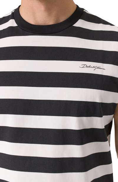 Хлопковая майка DOLCE & GABBANA, арт. G8SJ9T/II7HH, фото 5