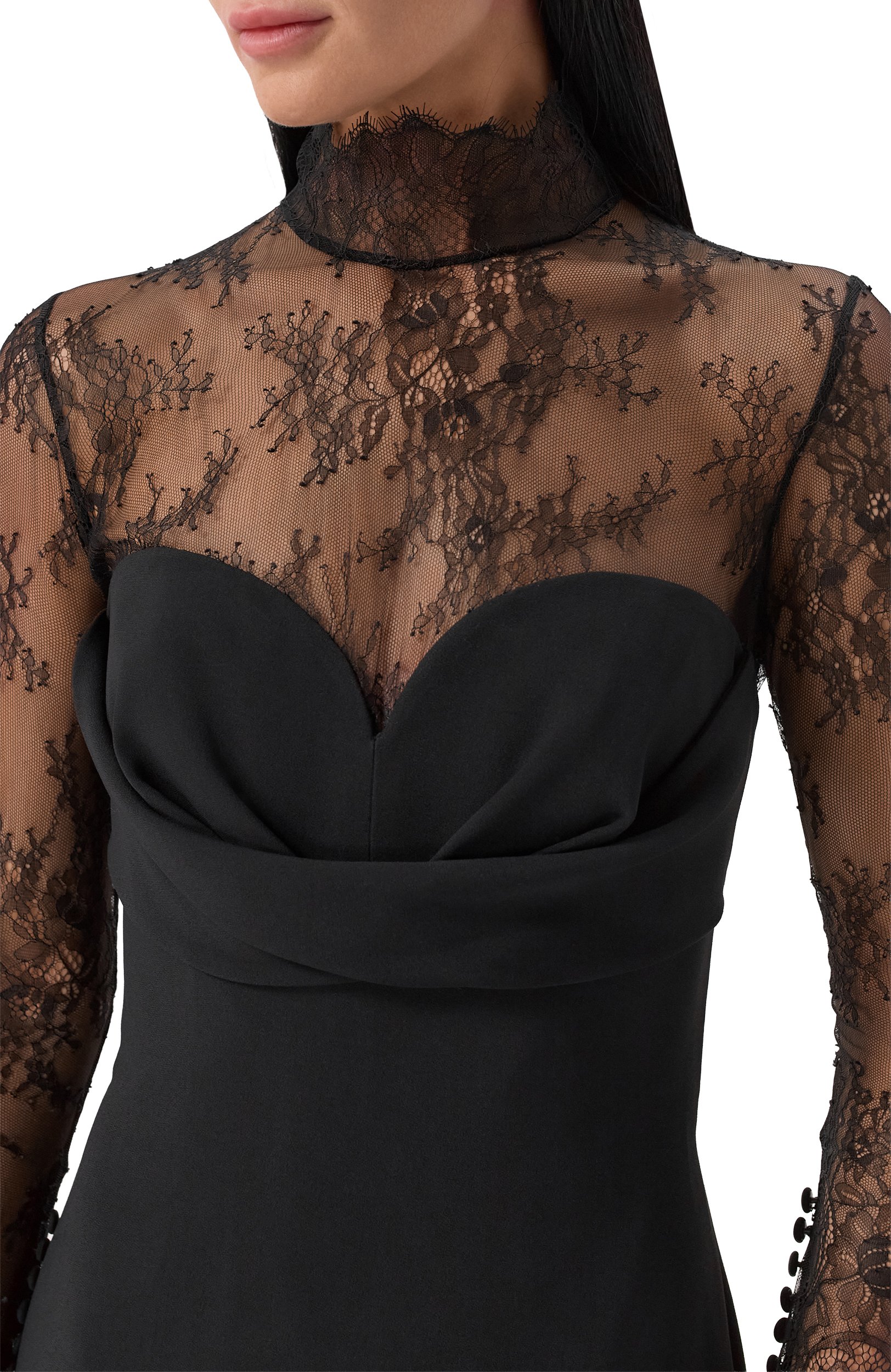 Платье из шелка и вискозы ELIE SAAB, арт. D1264NP26/CD023, фото 4