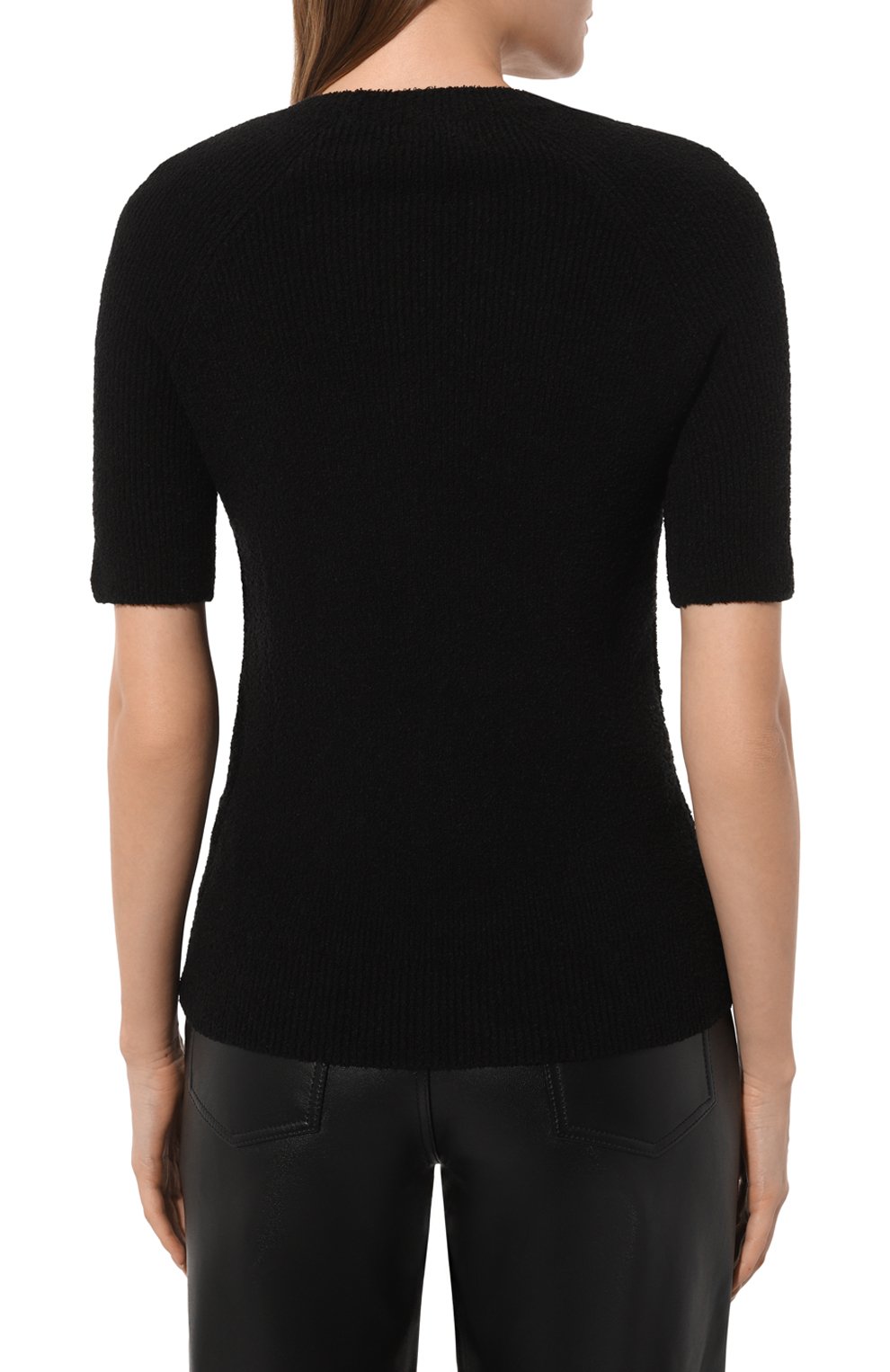 Хлопковый пуловер TOTEME, арт. 242-WRT2204-YA0043, фото 4