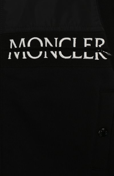 Хлопковый кардиган на молнии MONCLER ENFANT, арт. D2-954-84142-05-809B3/4-6A, фото 3