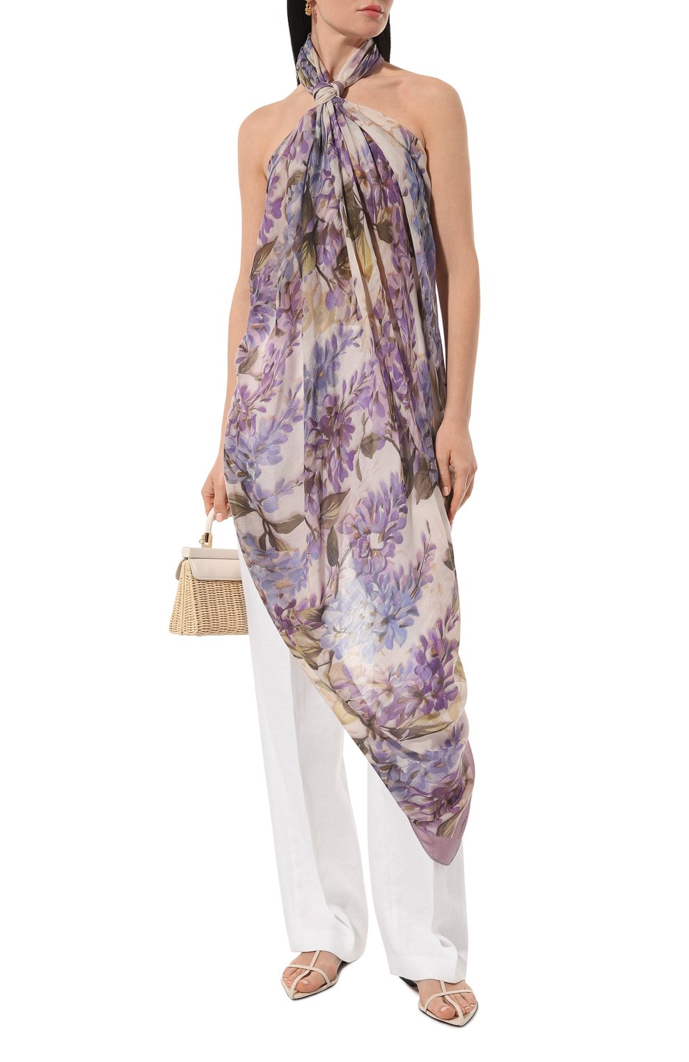 Платок из кашемира и шелка COLOMBO, арт. S7/140X140, фото 2