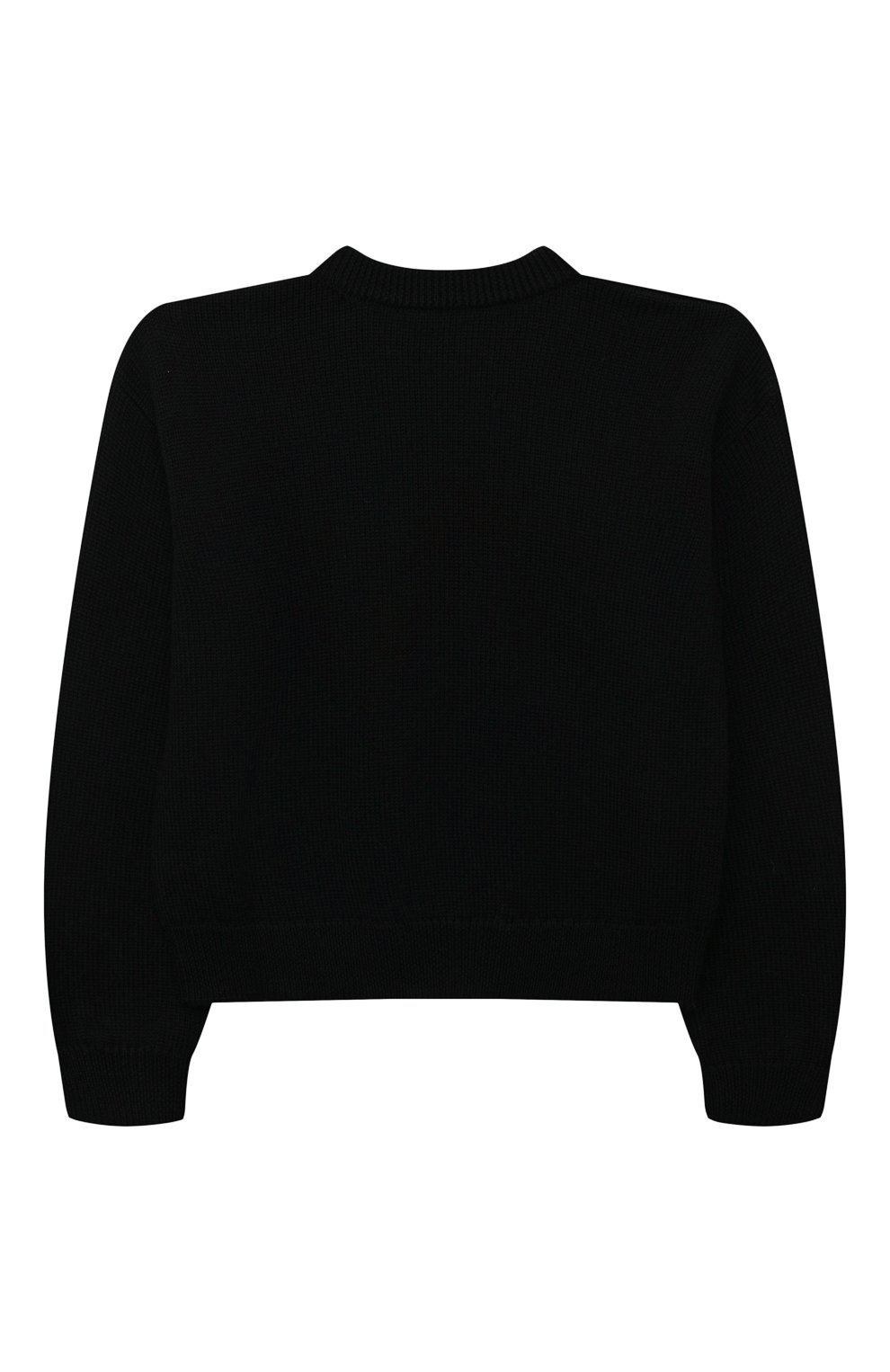 Шерстяной пуловер DOLCE & GABBANA черного цвета по цене 43400 руб., арт. L5KWJ6/JCVQ2/2-6, фото 2 Шерстяной пуловер DOLCE & GABBANA, арт. L5KWJ6/JCVQ2/2-6, фото 2