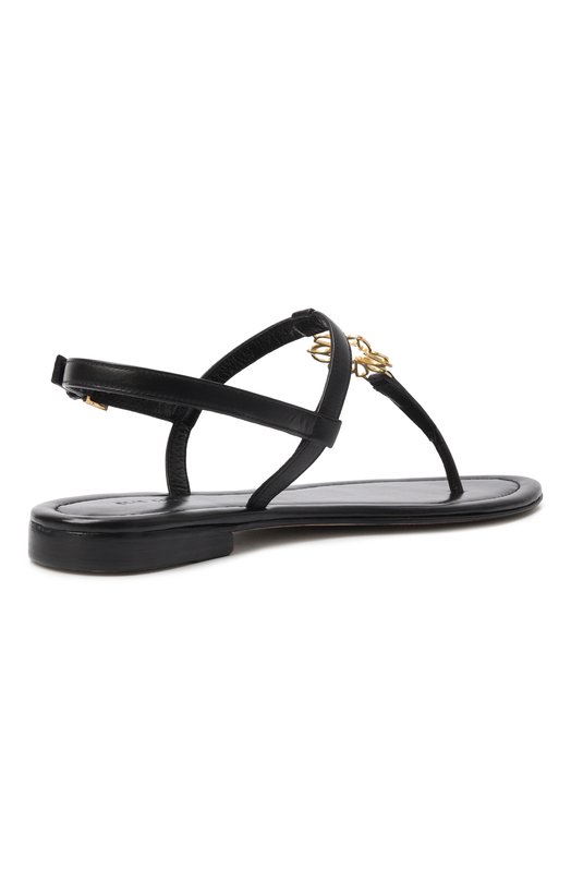 Кожаные сандалии Elie Saab B0015/NL001 Чёрный  B0015/NL001 Фото 5