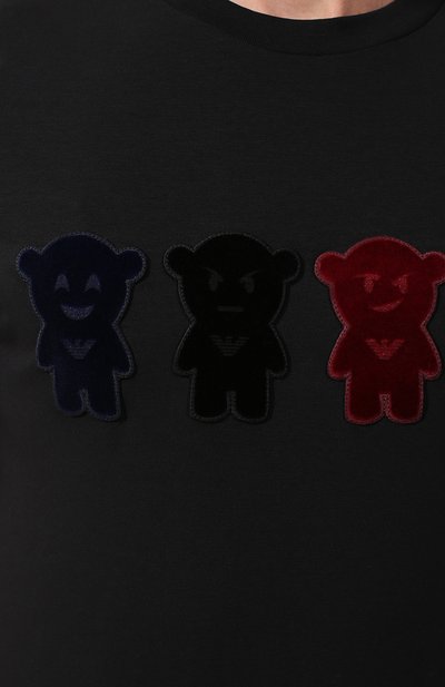 Хлопковая фу тболка EMPORIO ARMANI, арт. 6G1TD2/1J91Z, фото 5