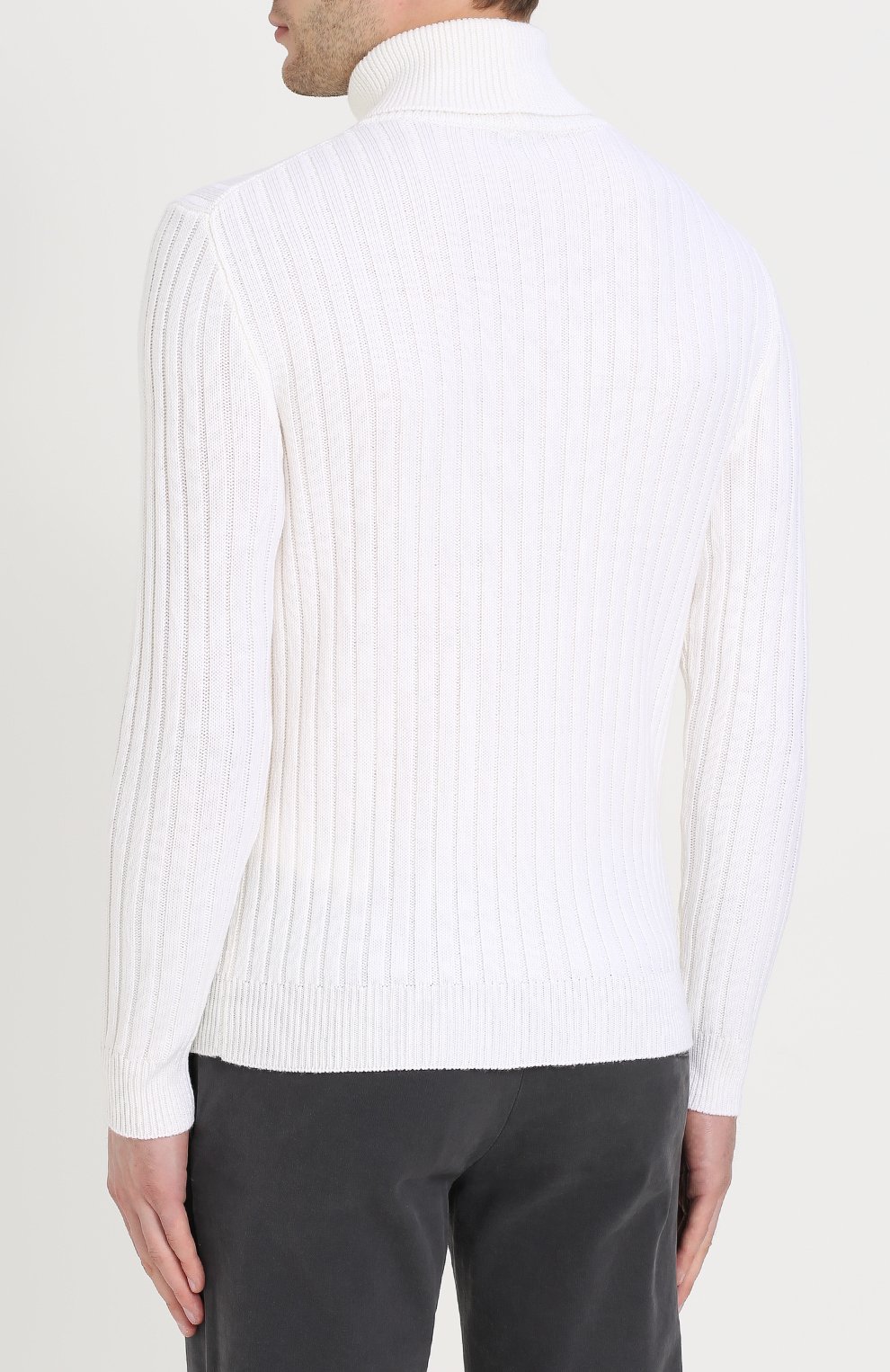 Шерстяной свитер фактурной вязки с воротником-стойкой ELEVENTY UOMO, арт. 979MA0227 MAG24014, фото 4