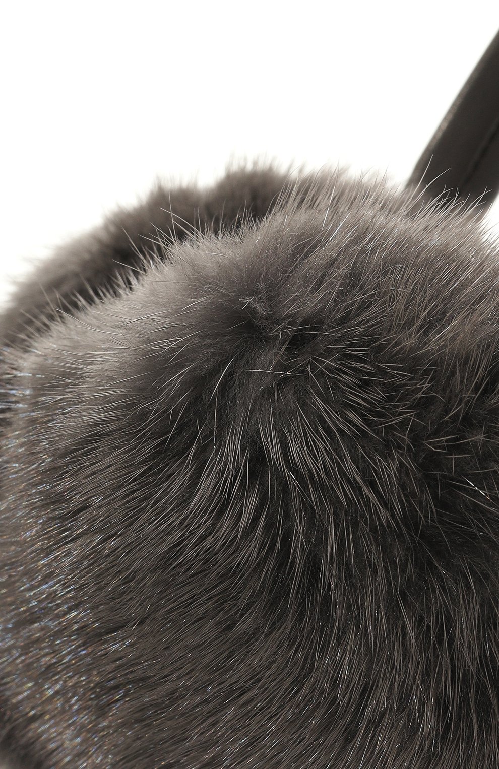 Меховые наушники из норки и кролика YVES SALOMON, арт. 25WAA303XXAGVI, фото 4