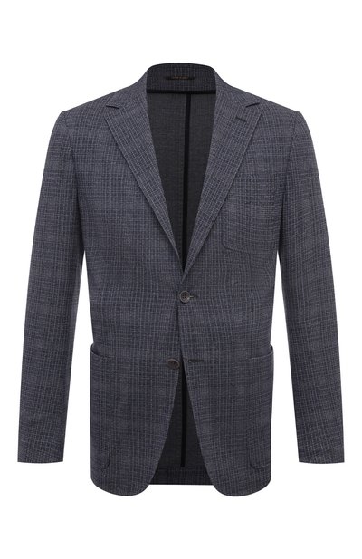 Мужской хлопковый пиджак CANALI, арт. J0147/JJ01973