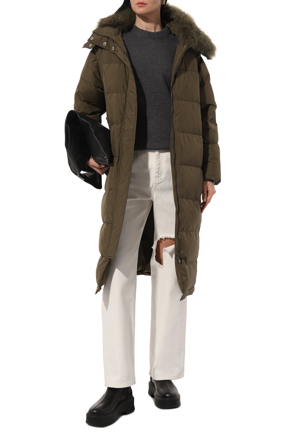 Пуховик YVES SALOMON, арт. 24WYM93115D0XW_SET, фото 2