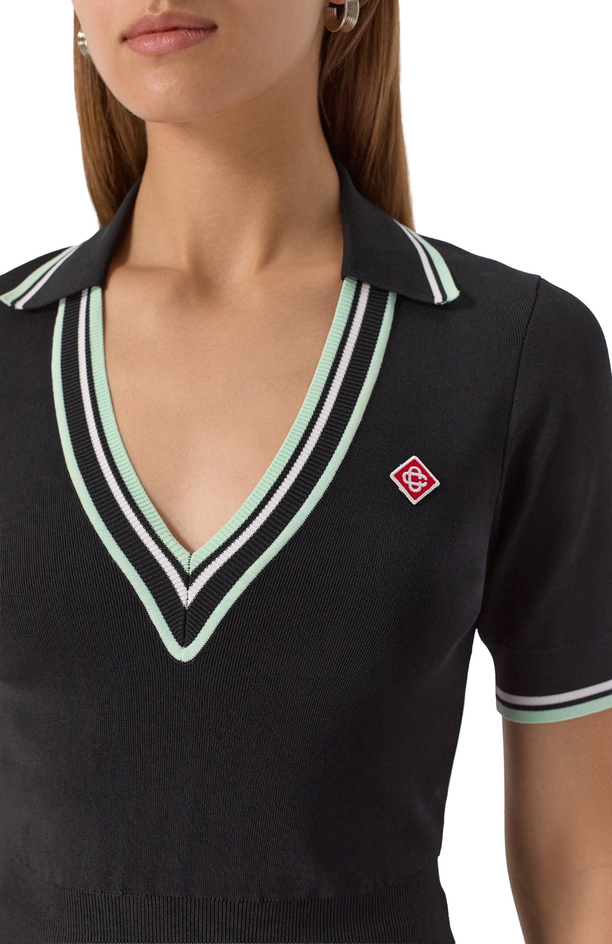 Поло из вискозы CASABLANCA, арт. WPF25KW101801, фото 5