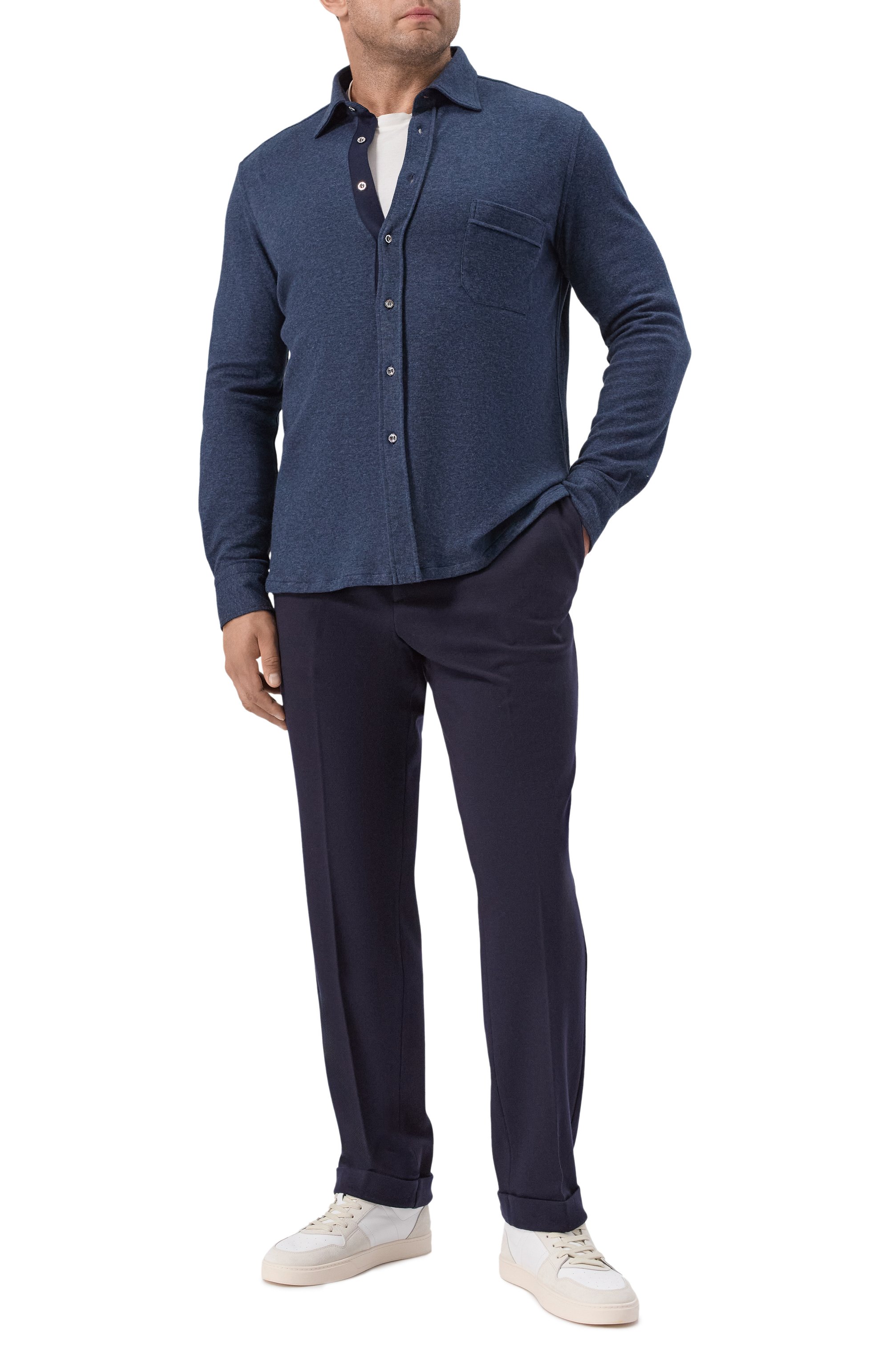 Брюки из шерсти и кашемира MARCO PESCAROLO, арт. CARACCI0L0/52Y11, фото 2