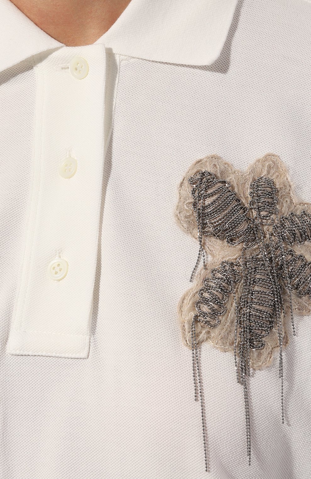 Хлопковое поло BRUNELLO CUCINELLI, арт. MPT63HR715, фото 5