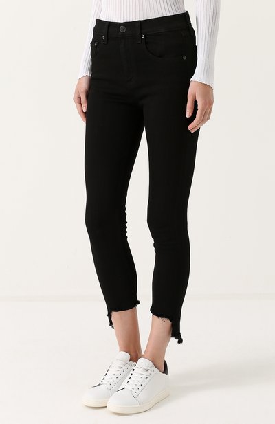 Укороченные однотонные джинсы-скинни RAG AND BONE, арт. W1566K502BLH, фото 3