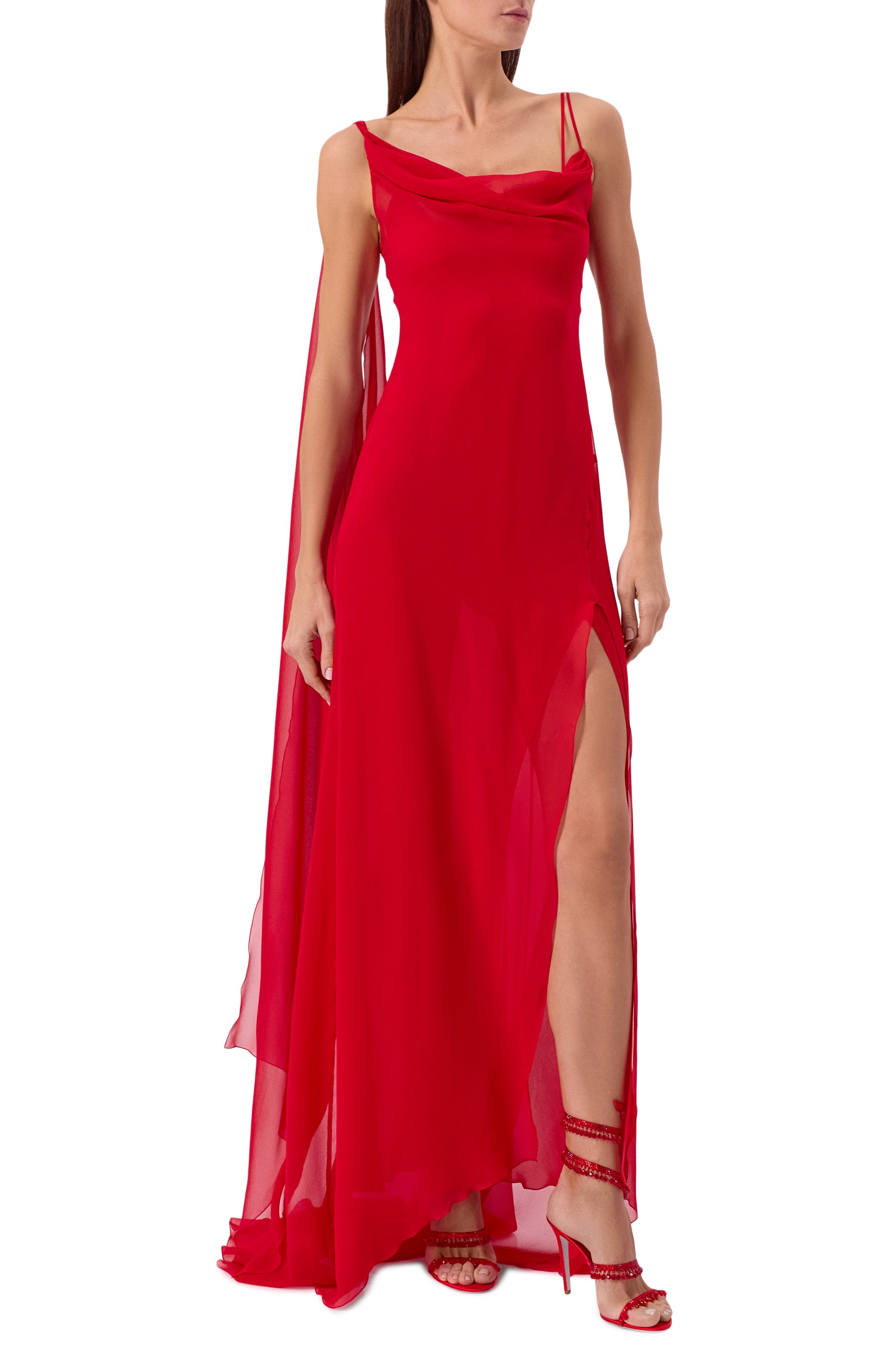 Текстильные босоножки chandelier 105 RENE CAOVILLA, арт. C12535-105/R001, фото 3