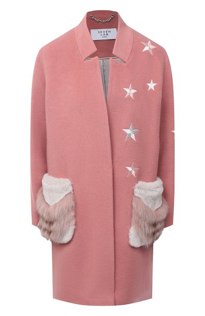 Шерстяное пальто SEVEN LAB, арт. C20-002 coral, фото 1