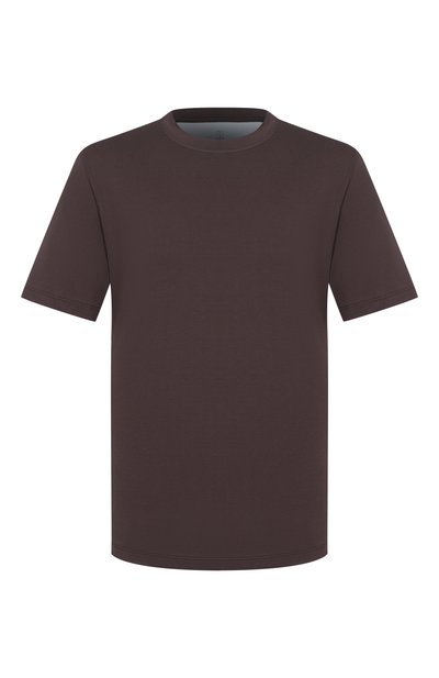 Мужская хлопковая футболка BRUNELLO CUCINELLI, арт. M0B131308
