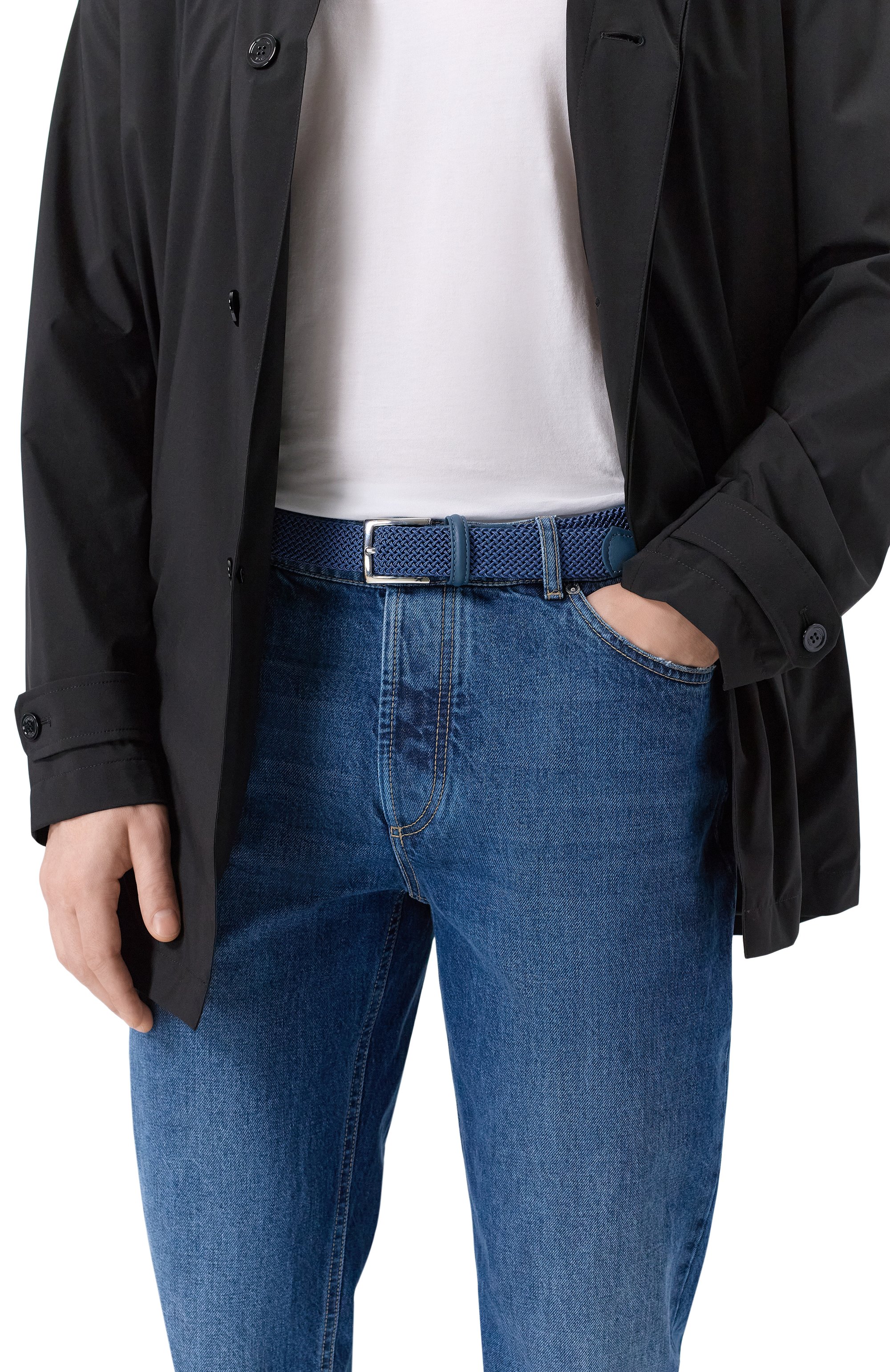 Текстильный ремень KITON, арт. USC3601N0135704, фото 2