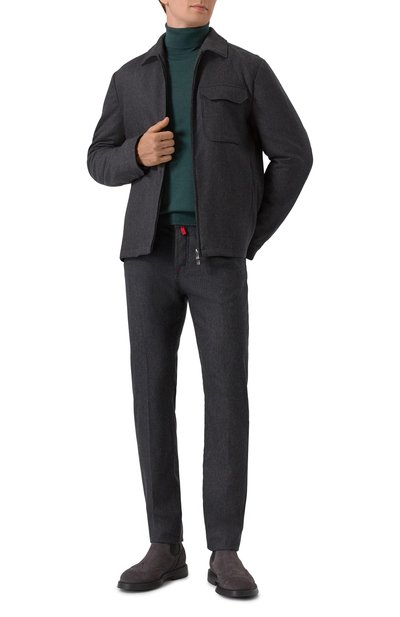 Водолазка из кашемира и шелка KITON, арт. UMKXX04K325, фото 2