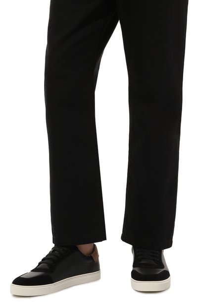 Кожаные кеды robin BURBERRY, арт. 8061752, фото 3