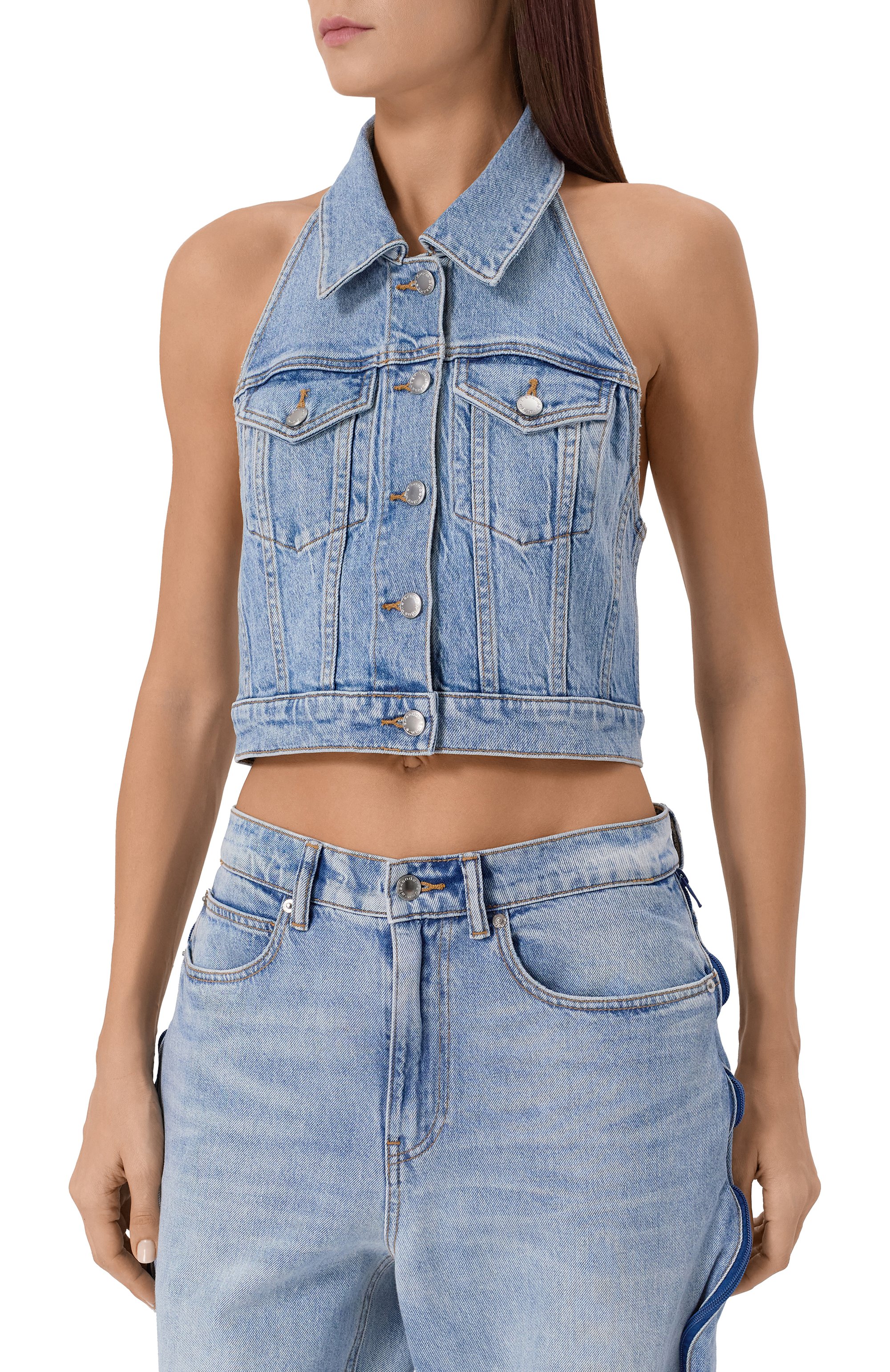 Джинсовый топ ALEXANDER WANG, арт. 4DC3251877, фото 3