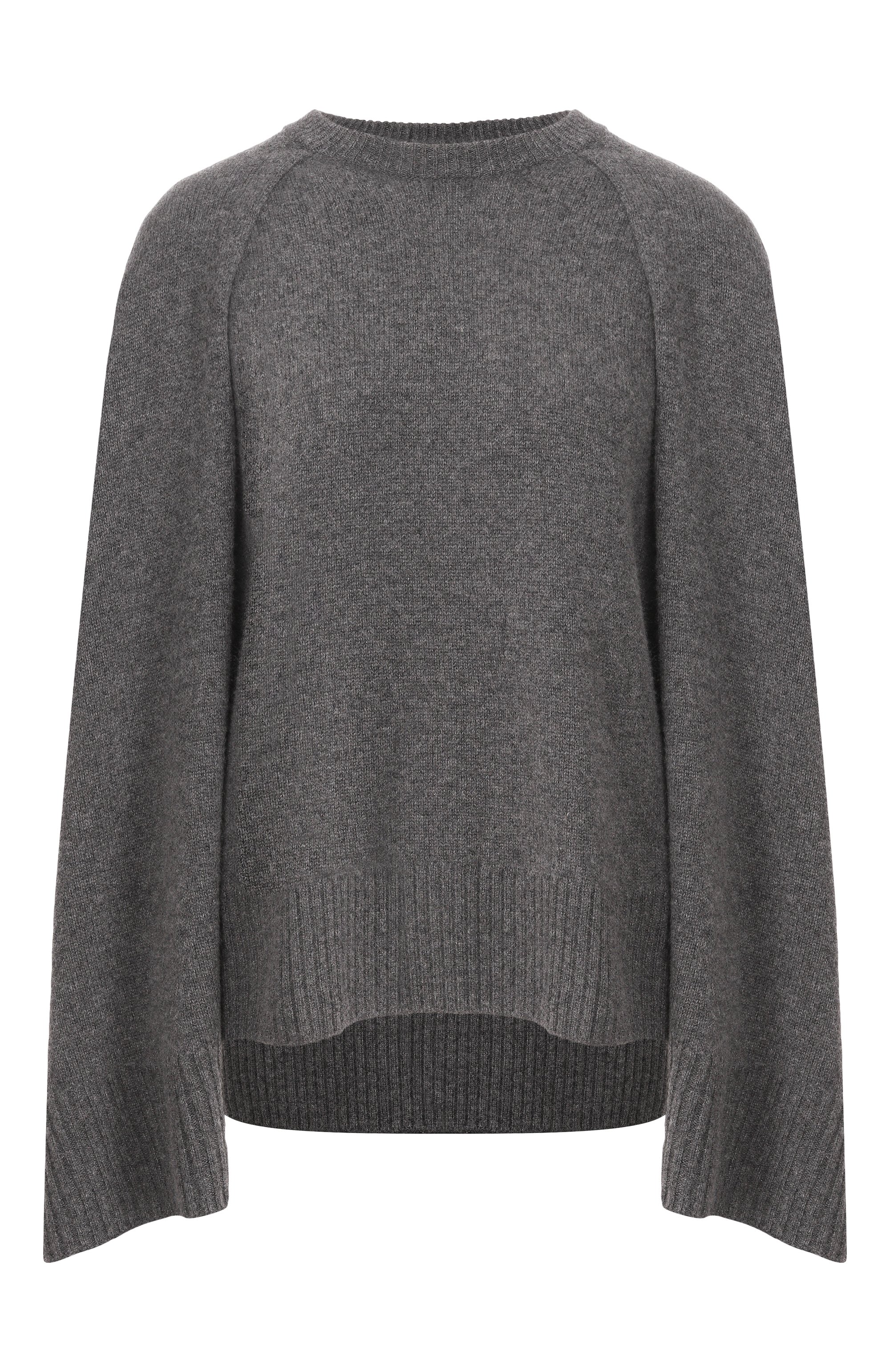 Кашемировый свитер TOTEME серого цвета по цене 130000 руб., арт. 261-WRT0635-YA0235, фото 1 Кашемировый свитер TOTEME, арт. 261-WRT0635-YA0235, фото 1