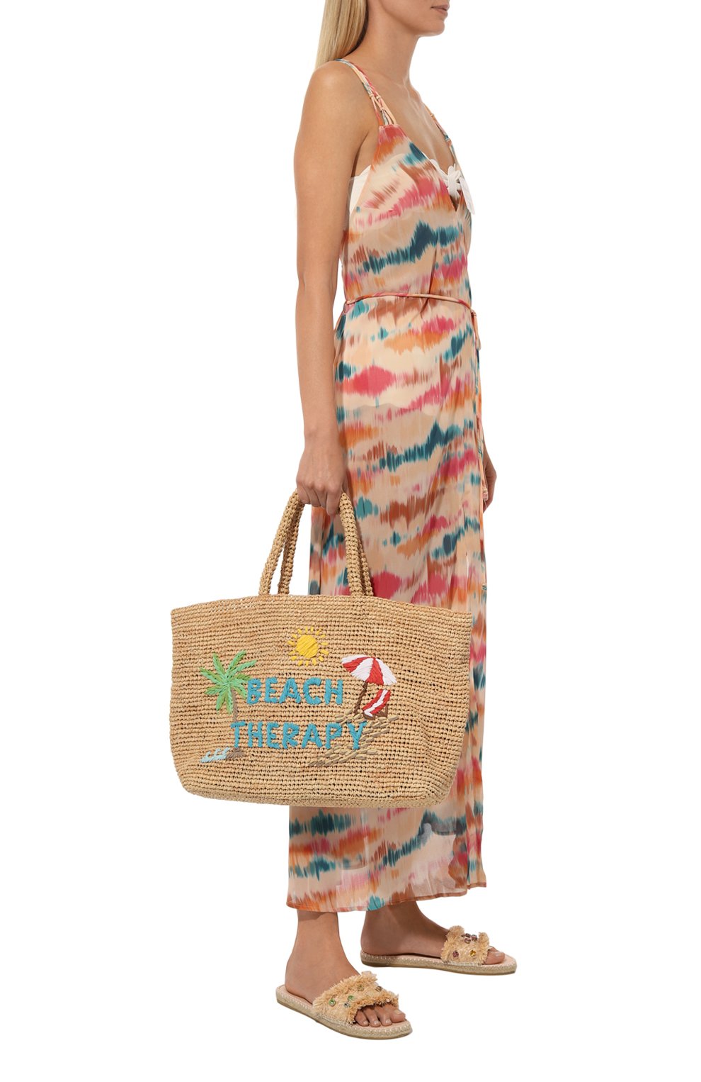 Сумка beach therapy MC2 SAINT BARTH бежевого цвета по цене 24950 руб., арт. RAFFIA BEACH/STBA/00381F, фото 8 Сумка beach therapy MC2 SAINT BARTH, арт. RAFFIA BEACH/STBA/00381F, фото 8