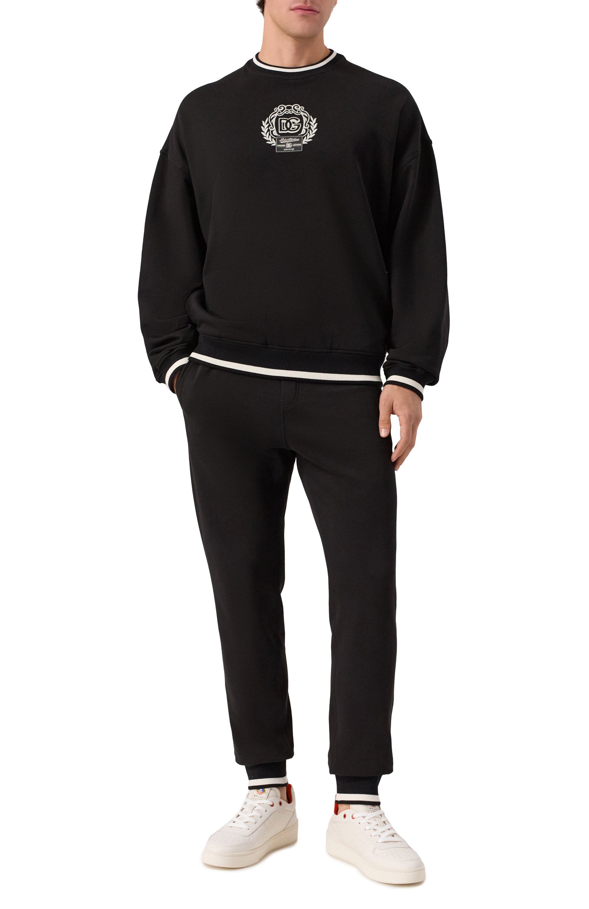 Хлопковые джоггеры DOLCE & GABBANA, арт. GVS2HT/HU7DU, фото 2