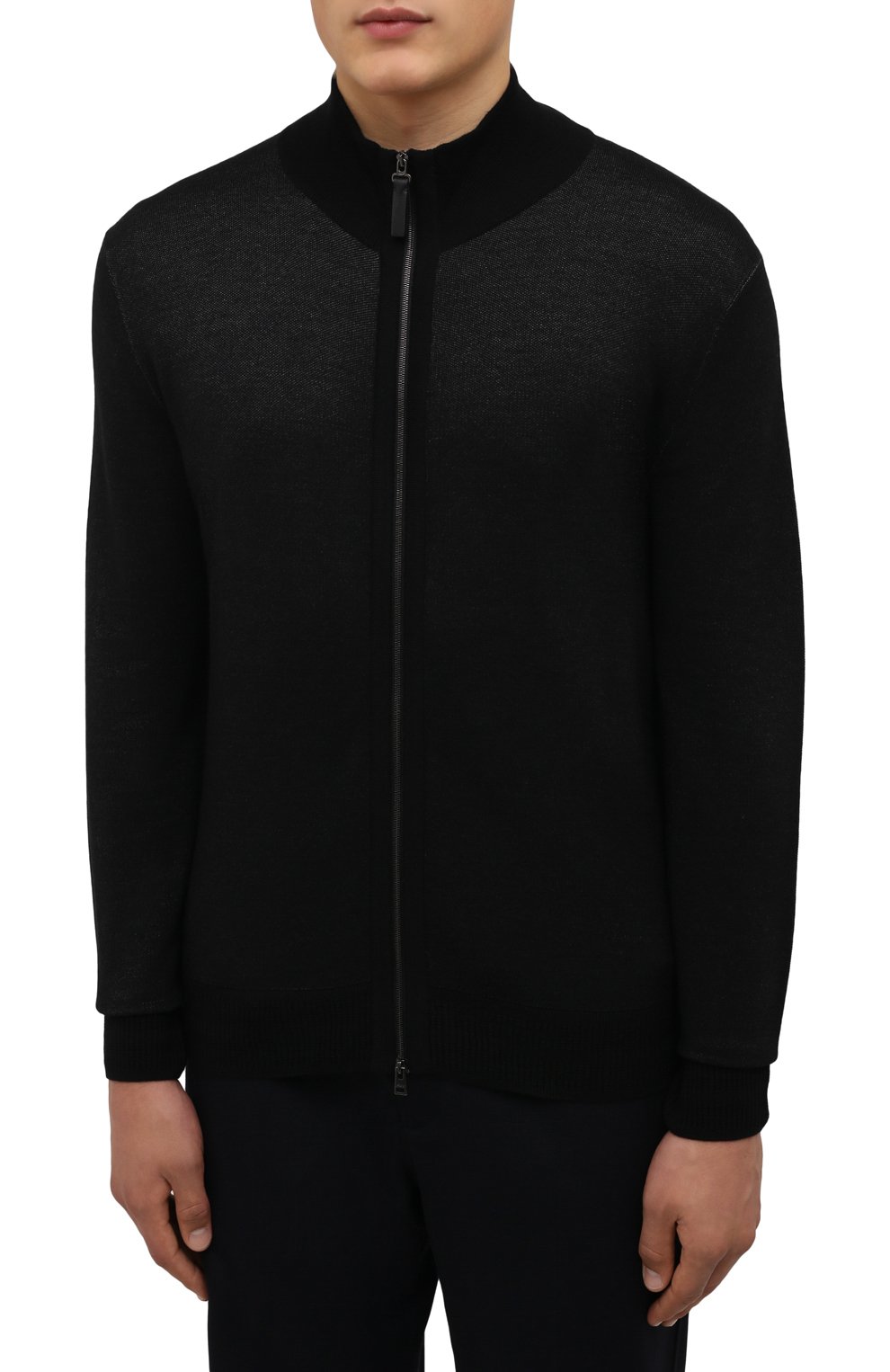 Кардиган из шелка и кашемира BRIONI темно-серого цвета по цене 158500 руб., арт. UMT20L/01K16, фото 3 Кардиган из шелка и кашемира BRIONI, арт. UMT20L/01K16, фото 3