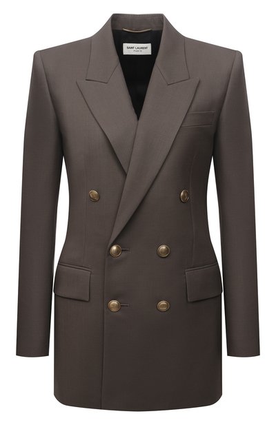 Женский шерстяной жакет SAINT LAURENT, арт. 648656/Y7C23