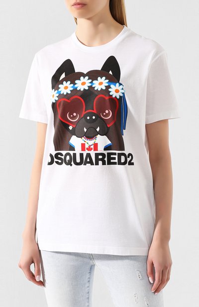 Хлопковая футболка DSQUARED2, арт. S72GD0225/S22427, фото 3