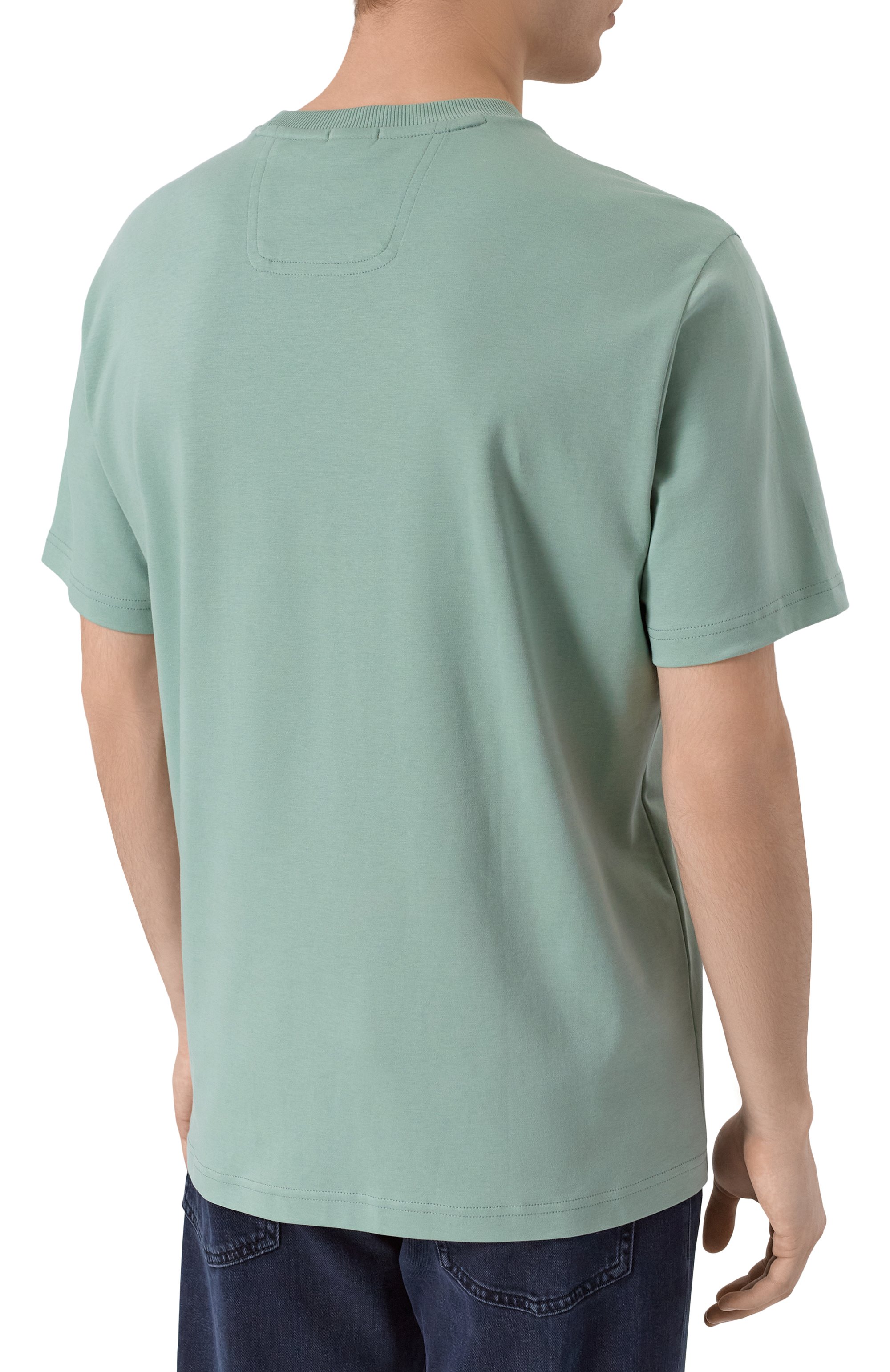 Хлопковая футболка BOSS GREEN, арт. 50537845, фото 4