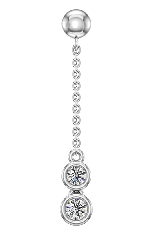 Серьга Serendipity EJE0019W Бесцветный  EJE0019W Фото 2