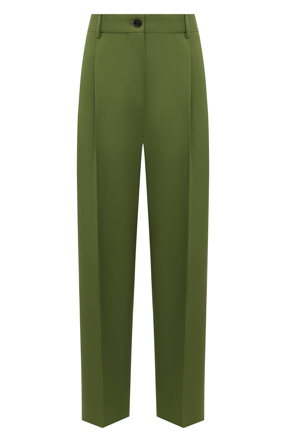 Брюки ACNE STUDIOS зеленого цвета по цене 35200 руб., арт. AK0414, фото 1 Брюки ACNE STUDIOS, арт. AK0414, фото 1