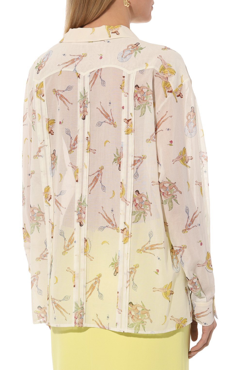 Хлопковая блузка ULYANA SERGEENKO, арт. CMA003SS24RESORT 0073Р24, фото 4
