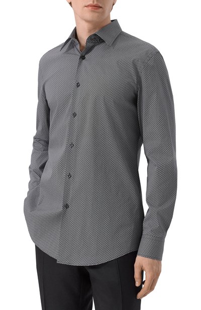 Хлопковая рубашка BOSS, арт. 50551363, фото 3