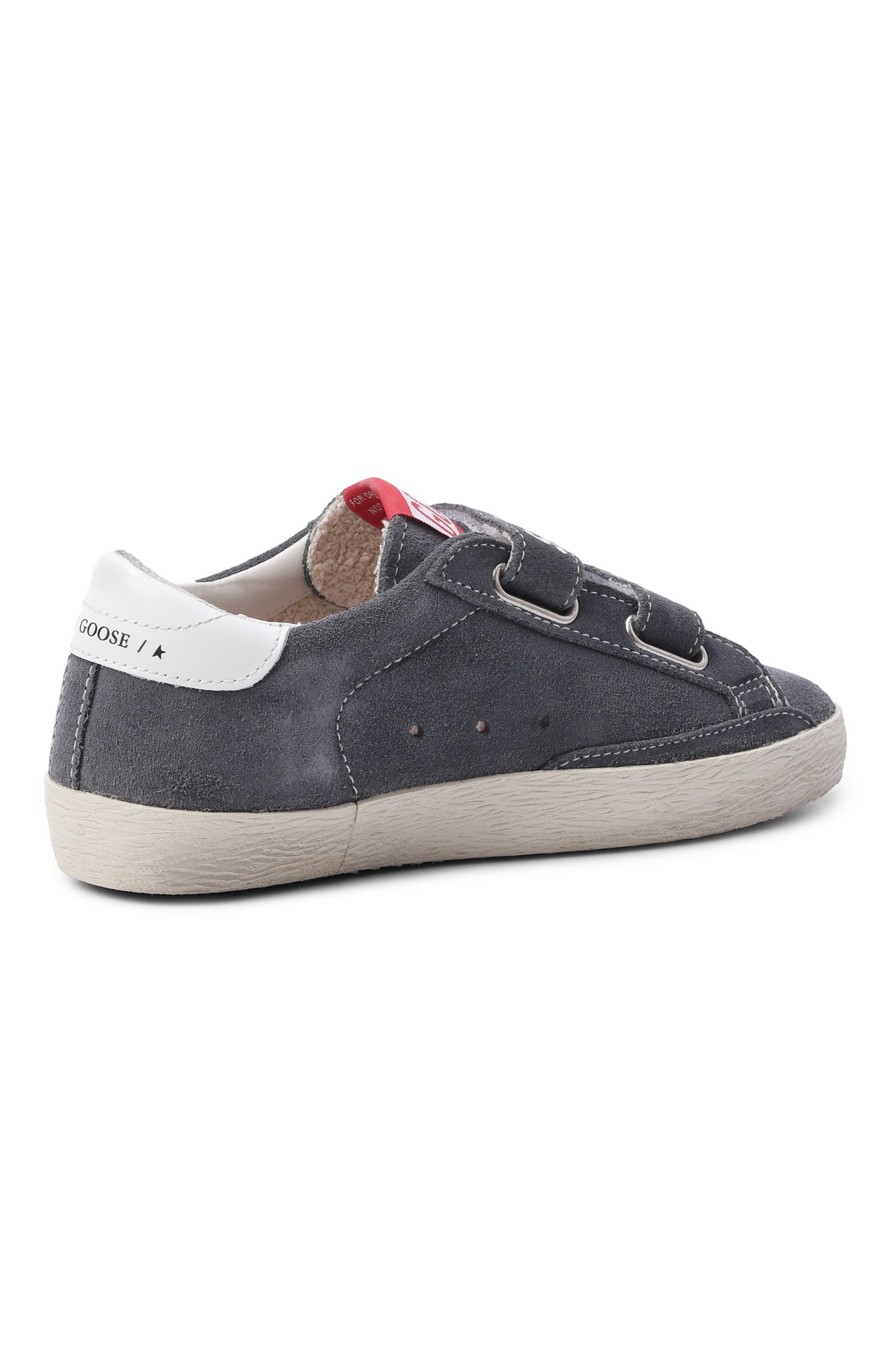 Замшевые кеды old school GOLDEN GOOSE DELUXE BRAND серого цвета по цене 29950 руб., арт. GYF00111.F008036.50669, фото 3 Замшевые кеды old school GOLDEN GOOSE DELUXE BRAND, арт. GYF00111.F008036.50669, фото 3