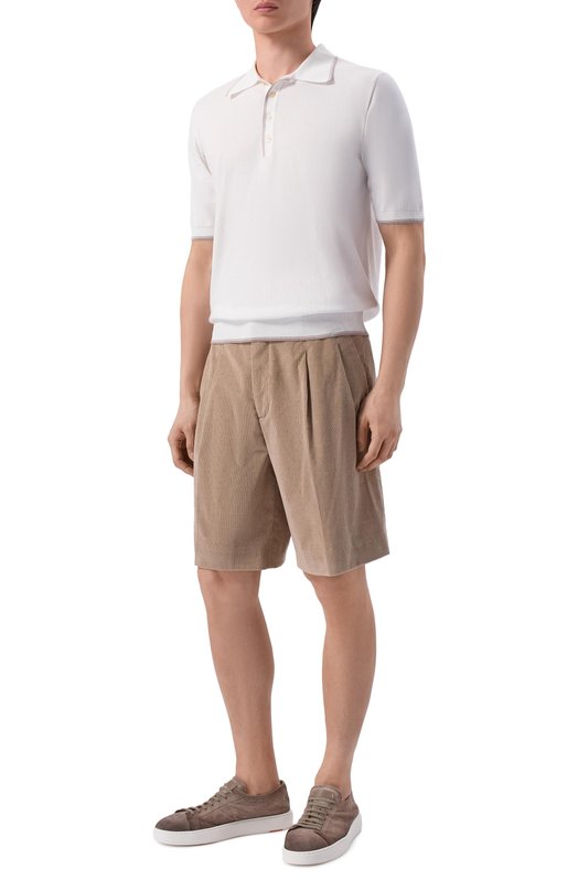 Вельветовые шорты MVST M26.2PM.T018/F156 V1568-C0RDUR0Y Бежевый  M26.2PM.T018/F156 V1568-C0RDUR0Y Фото 2