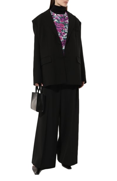 Хлопковый свитшот DRIES VAN NOTEN фуксия цвета по цене 47150 руб., арт. 231-011124-6632, фото 2 Хлопковый свитшот DRIES VAN NOTEN, арт. 231-011124-6632, фото 2