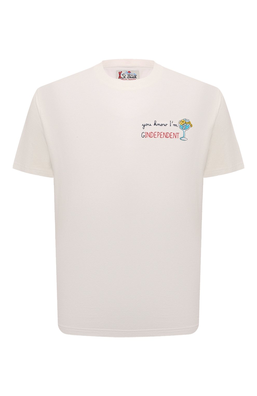 Хлопковая футболка MC2 SAINT BARTH, арт. STBM ARN0TT/ARN0001/MAYP57, фото 1