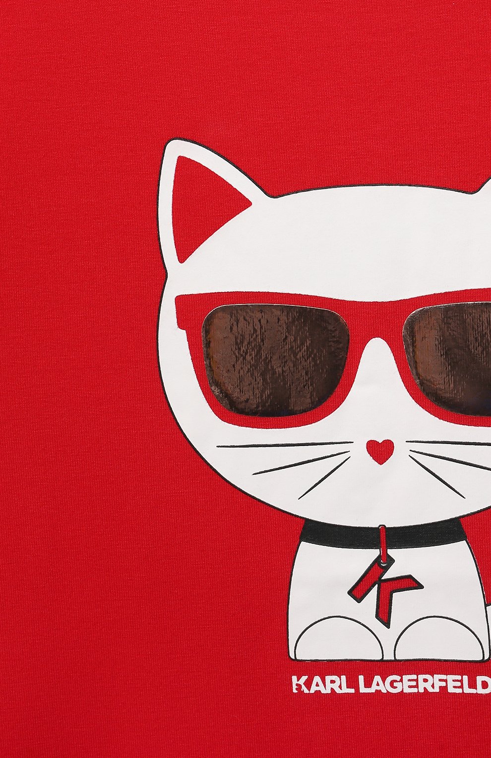 Хлопковая футболка KARL LAGERFELD KIDS, арт. Z15322, фото 3