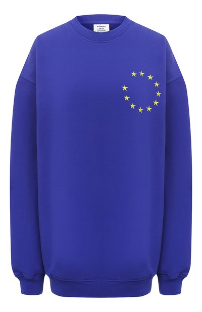 Женский хлопковый свитшот VETEMENTS, арт. UE51TR670R 1613/W